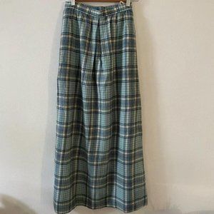 Vintage Pendleton Wool Plaid Skirt